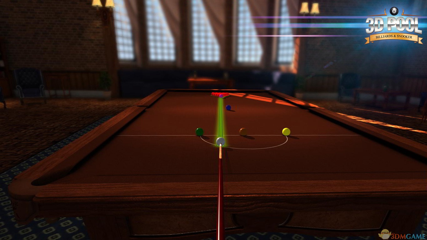 《3D桌球：台球与斯诺克》英文硬盘版 游戏截图 3